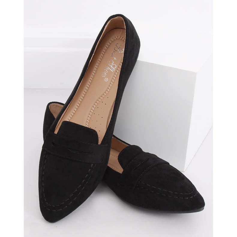 Schwarz Damen Slipper CH-1M6 Schwarz 1