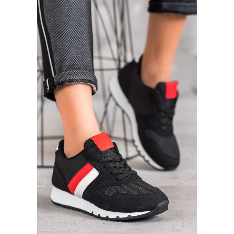 SHELOVET Klassische Sportschuhe schwarz mehrfarbig 1