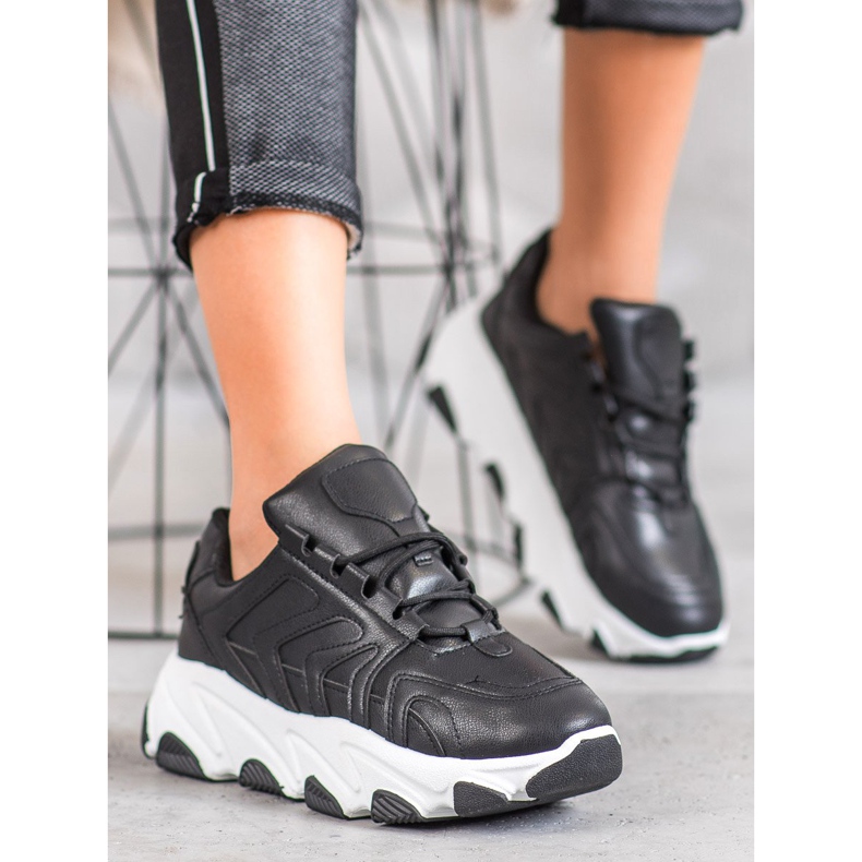 Bella Paris Schnürsneaker schwarz 1