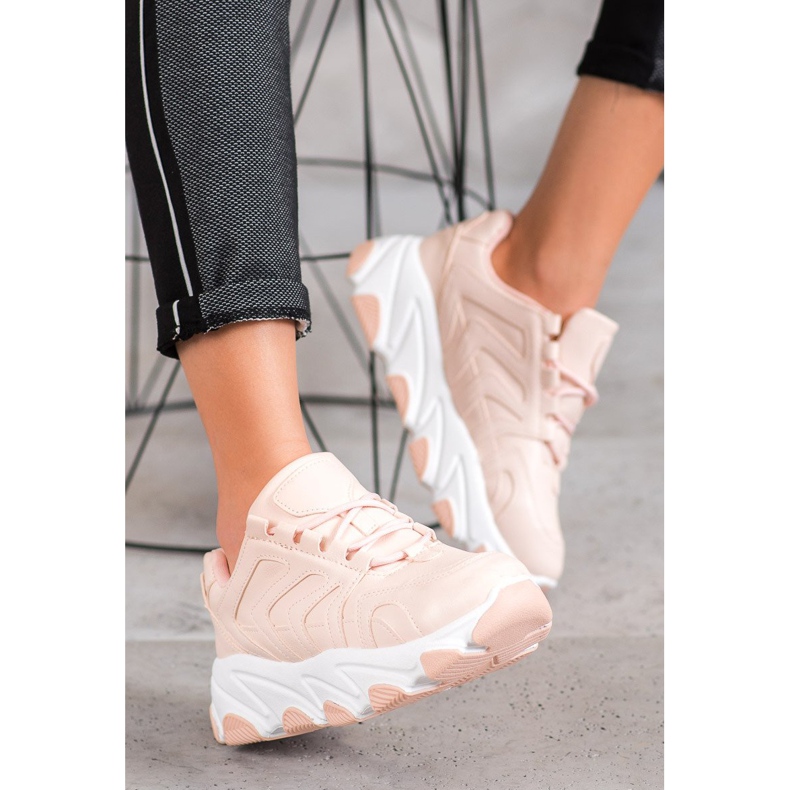 Bella Paris Schnürsneaker rosa 1
