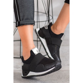 SHELOVET Slipper auf der Plattform schwarz 1