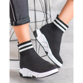 SHELOVET Slipper mit Riemen schwarz 2