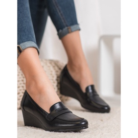 VINCEZA Keilslipper schwarz 2