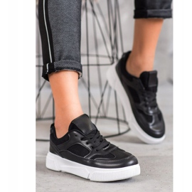 MCKEYLOR Plateauschuhe schwarz 1