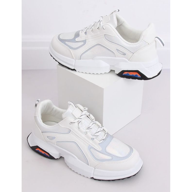 Weiße Sportschuhe BO-557 WHITE-H 1