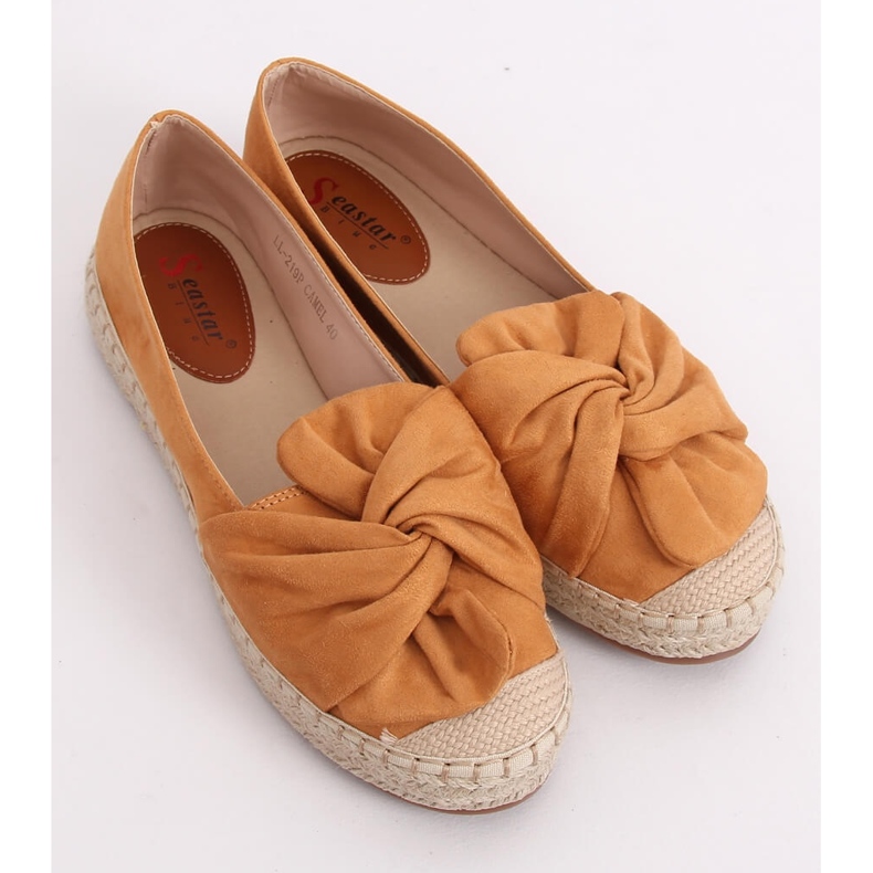 Camel Damen Espadrilles LL-219P Camel braun mehrfarbig 1