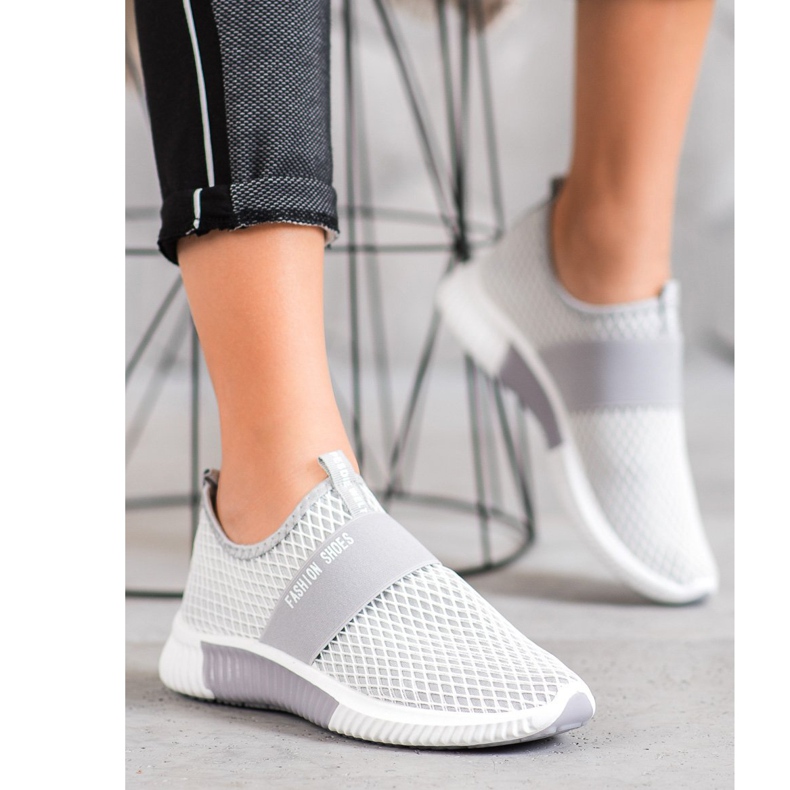 SHELOVET Slip-on-Mode-Schuhe grau 1