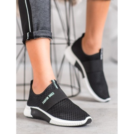 SHELOVET Slip-on-Mode-Schuhe schwarz 1