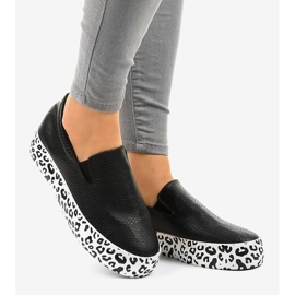 Schwarze WNH-3 Slip-On-Sneakers 2