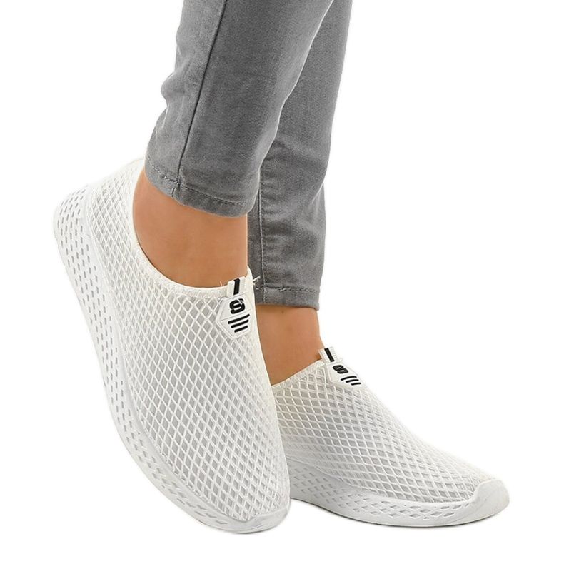 Weiße Damen Sportschuhe SJ1890-3 1