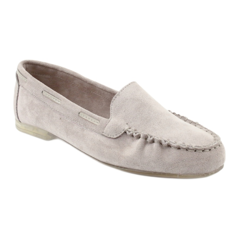 Graue Wildleder-Loafer für Damen Sergio Leone 722 1