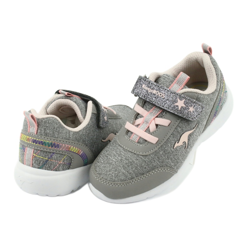KangaRoos Kängurus 02051 Kindergrau/rosa Sportschuhe 4