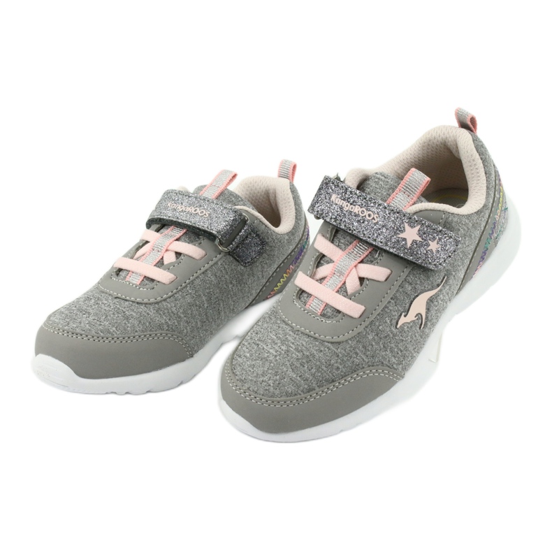 KangaRoos Kängurus 02051 Kindergrau/rosa Sportschuhe 3