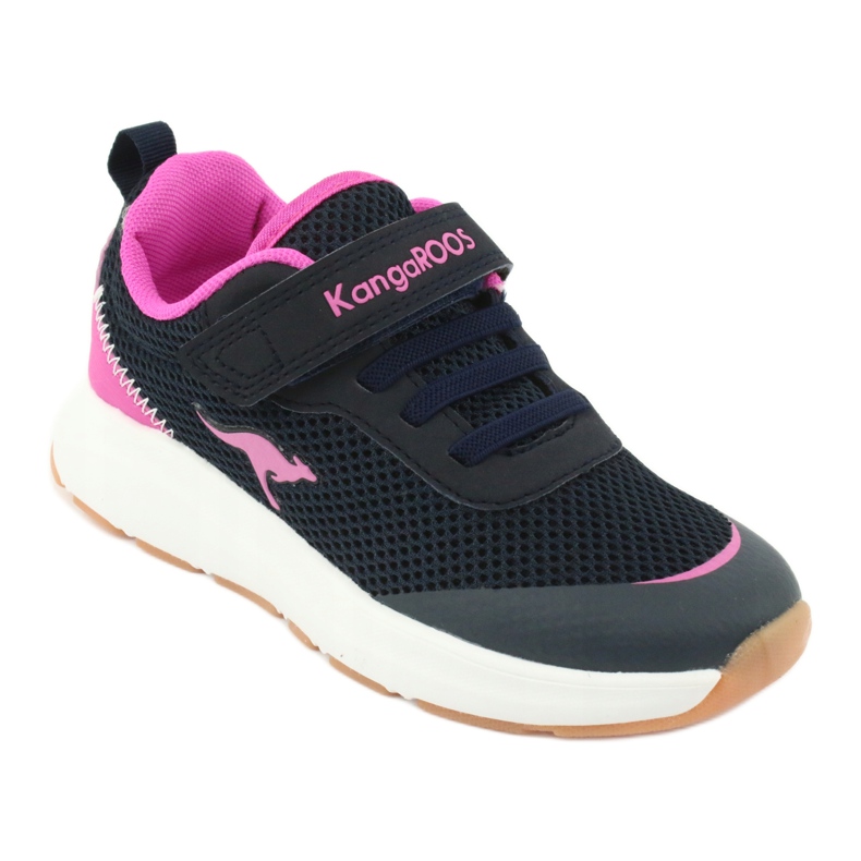 Kangaroos18507 Marine/Pink Sport Kinderschuhe blau 1