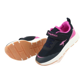 Kangaroos18507 Marine/Pink Sport Kinderschuhe blau 5