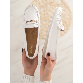 Fama Elegante Slipper weiß 1