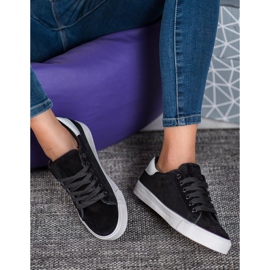 SDS Sportschuhe auf dicker Sohle schwarz 2