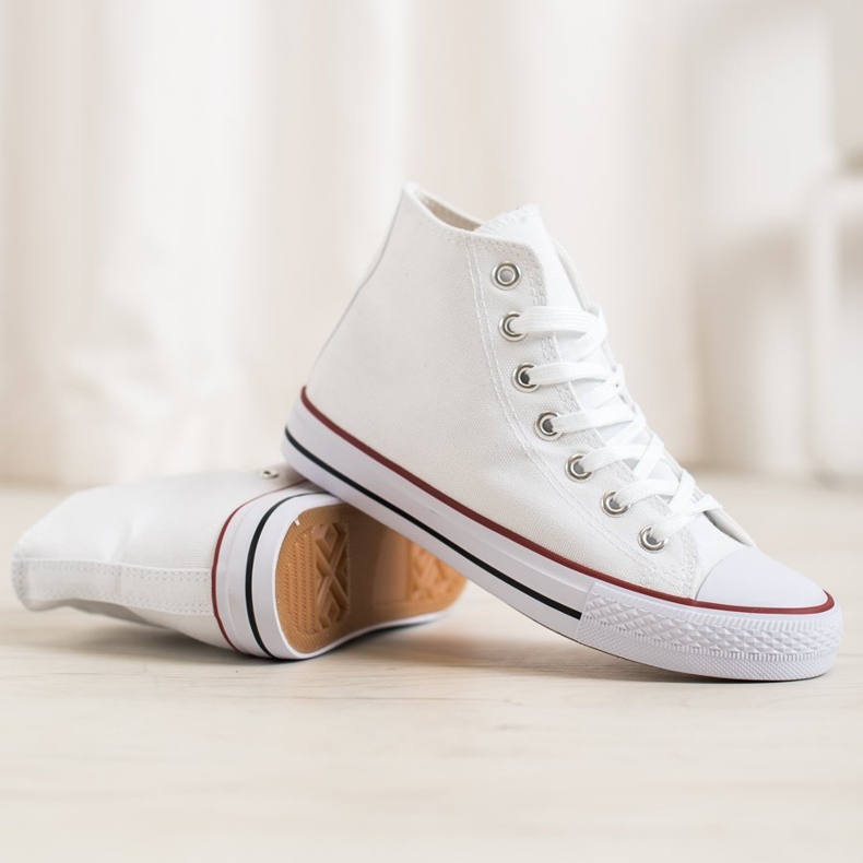 Super Me Hohe Turnschuhe weiß 1