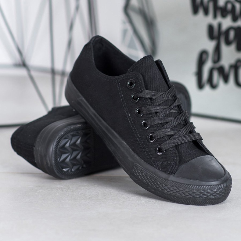 SDS Textil-Sneakers schwarz 1