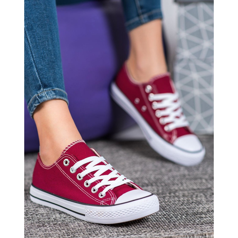 SDS Textil-Sneakers rot 1