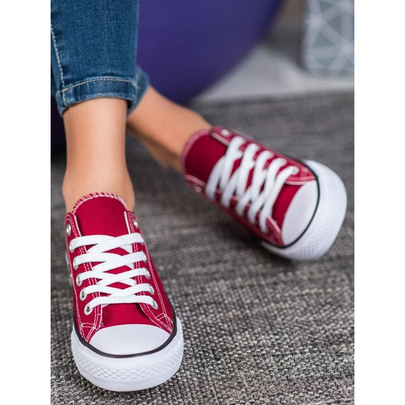 SDS Textil-Sneakers rot 2