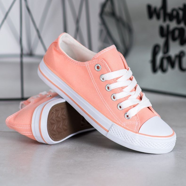 SDS Textil-Sneakers orange 1