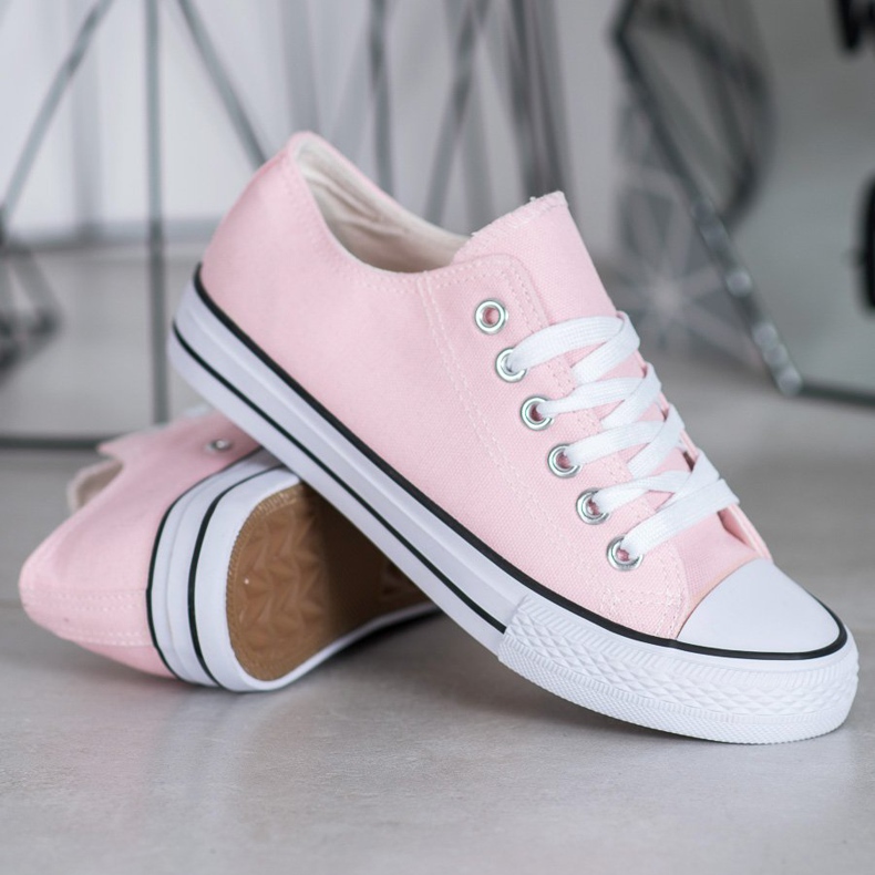 SDS Textil-Sneakers rosa 1