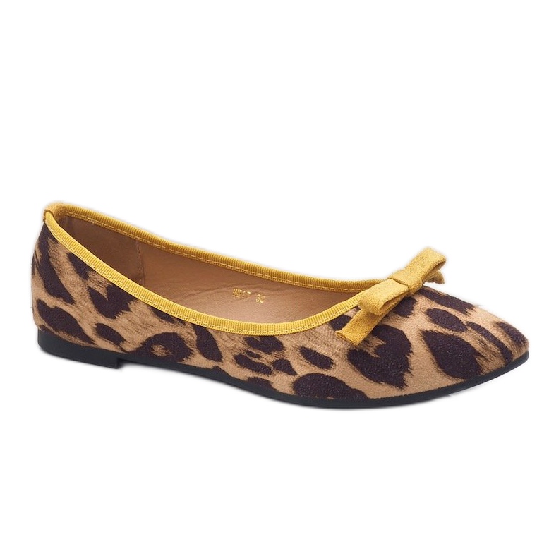 Leopard Loafer Ballerinas HH17 braun 1