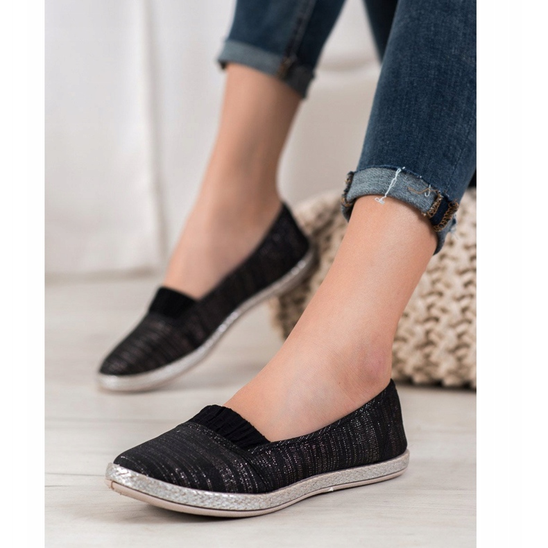SHELOVET Slip-on-Sneakers schwarz 1