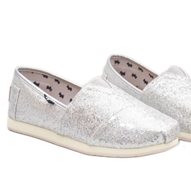 Silberne Schuhe, Schlupfhunde AG0025 grau 1