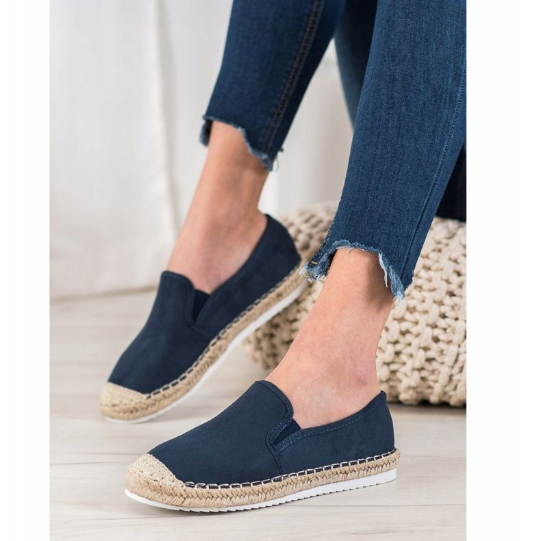 Goodin Espadrilles aus Wildleder blau 1