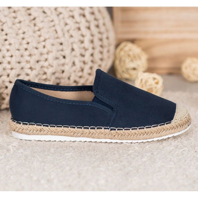 Goodin Espadrilles aus Wildleder blau 2