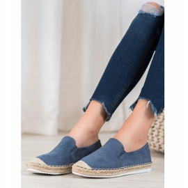 Goodin Espadrilles aus Wildleder blau 2