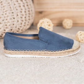 Goodin Espadrilles aus Wildleder blau 1