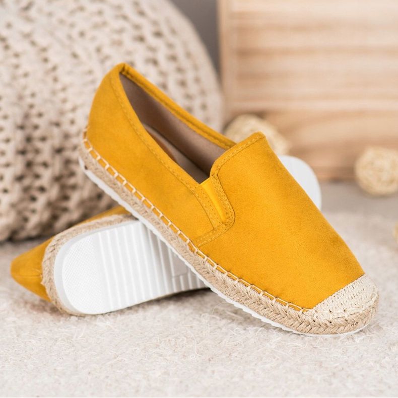Goodin Espadrilles aus Wildleder gelb 1