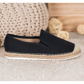 Goodin Espadrilles aus Wildleder schwarz 2
