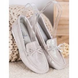 Goodin Lederschuhe mit Schleife braun 1