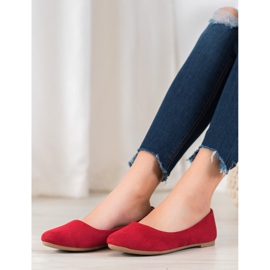 SHELOVET Bequeme Ballerinas rot 2