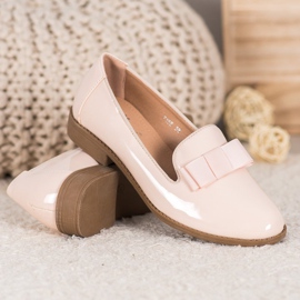 Fama Lackierte Herren mit Schleife braun 1