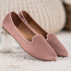 Clowse Klassische Wildleder-Lords rosa 1