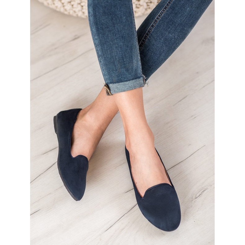 Clowse Klassische Wildleder-Lords navy blau 1