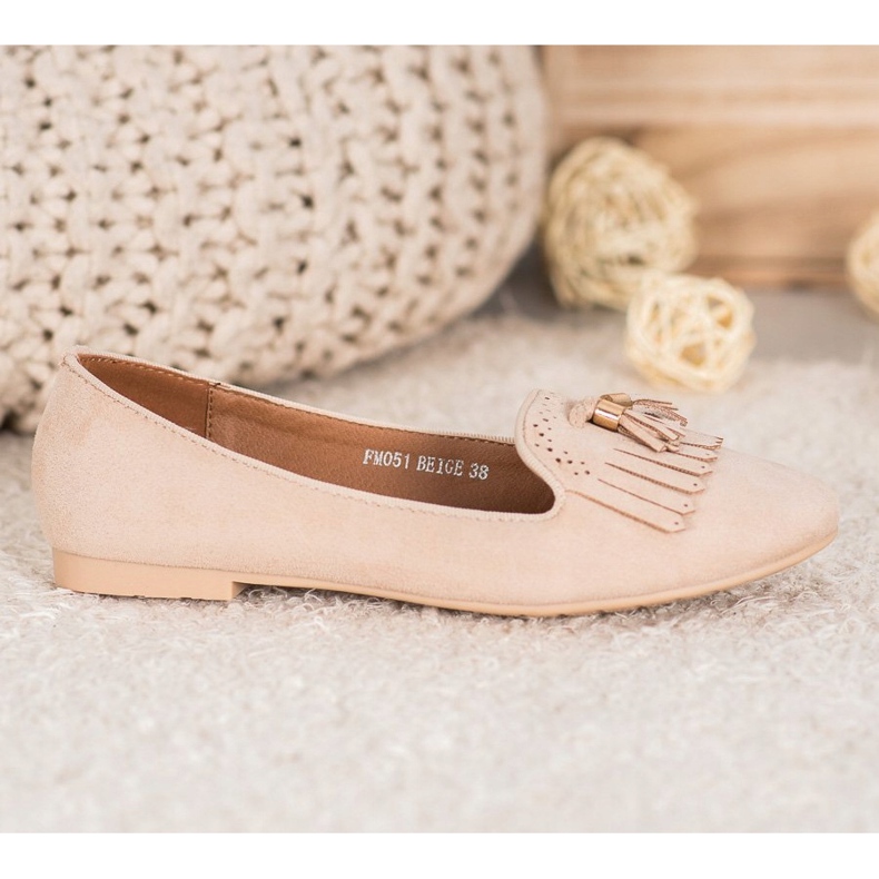 Fama Wildleder Herren mit Fransen braun 1