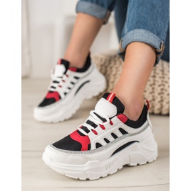 SHELOVET Stylische Sneaker weiß 1