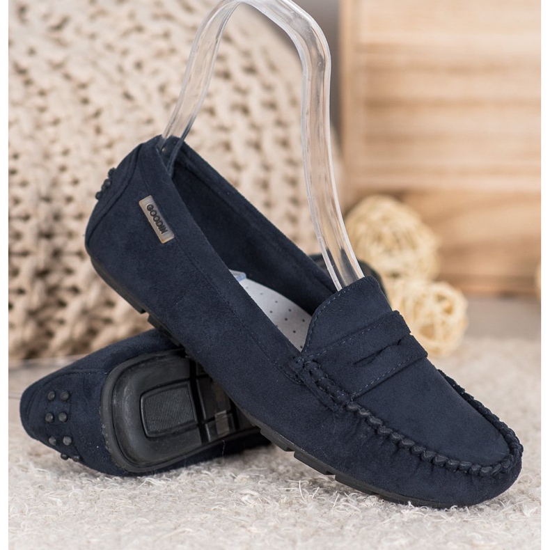 Goodin Klassische Textil-Loafer marineblau 1