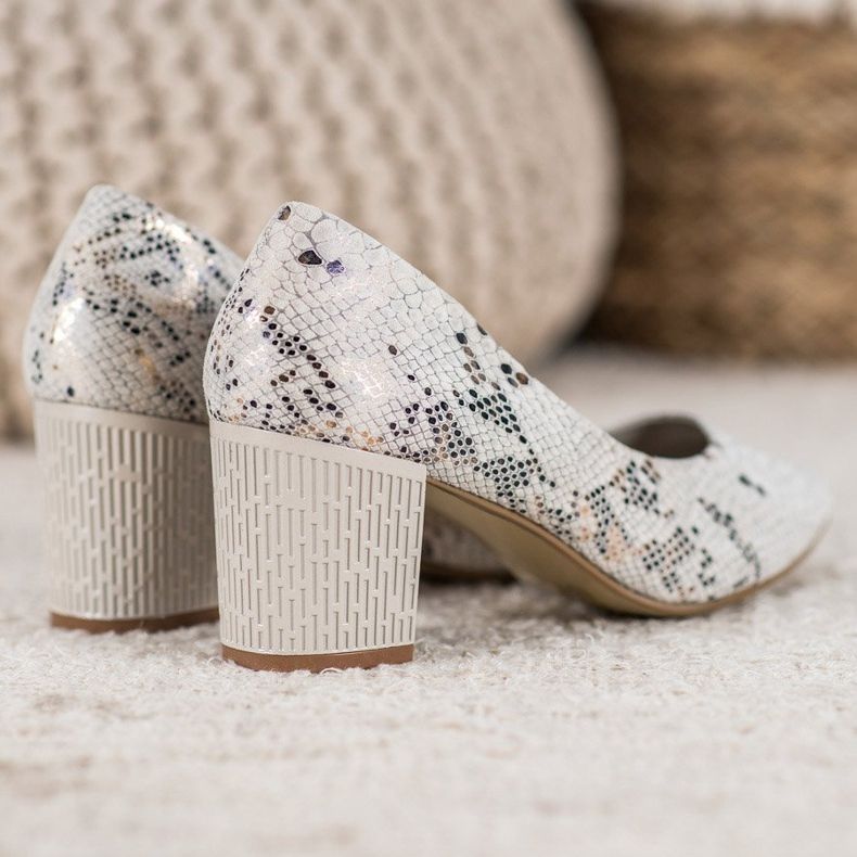 Goodin Pumps mit Schlangenmuster mehrfarbig 1