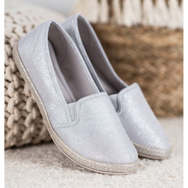 SHELOVET Bequeme Slip-On-Schuhe grau 1