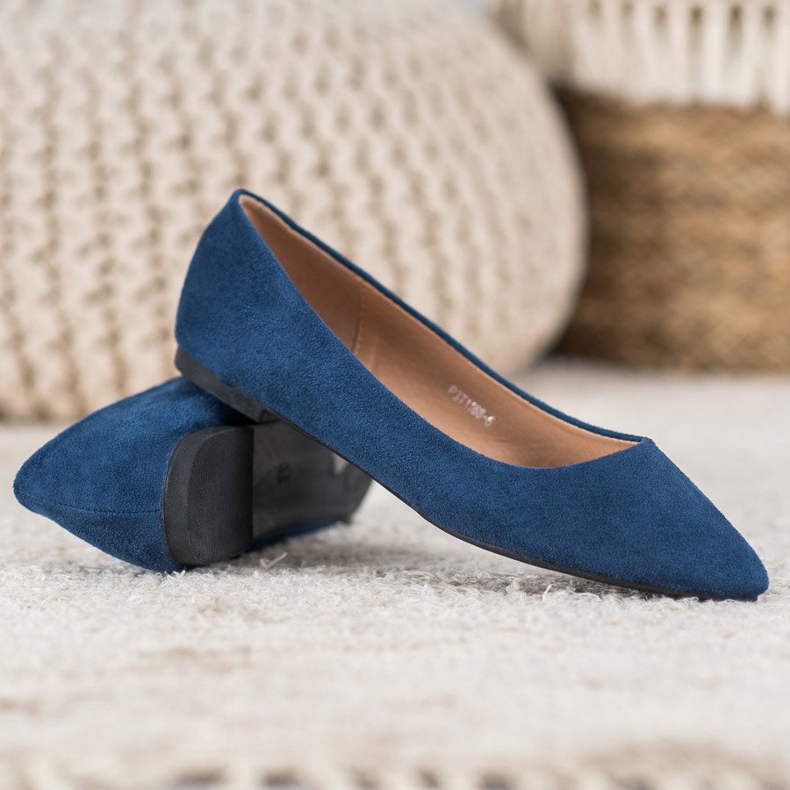 SHELOVET Ballerina in Spitz blau 1