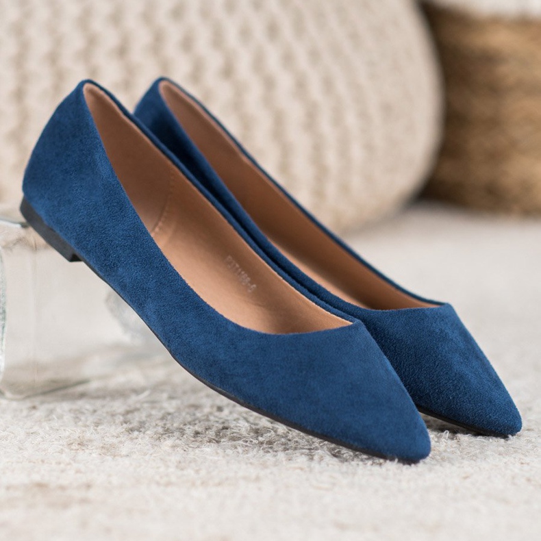 SHELOVET Ballerina in Spitz blau 2