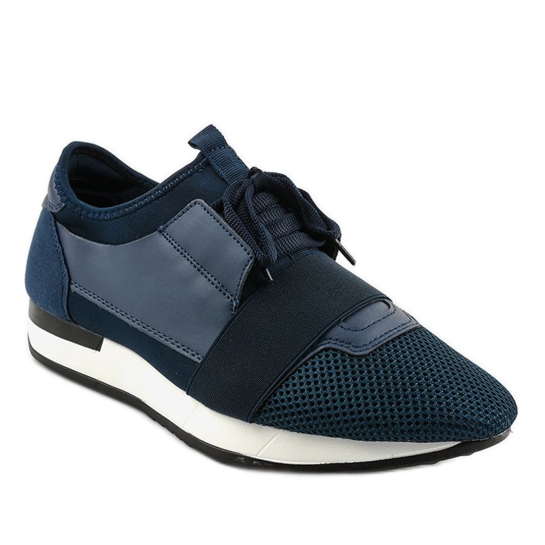 Herren marineblaue Sportschuhe B18-101 navy blau 1
