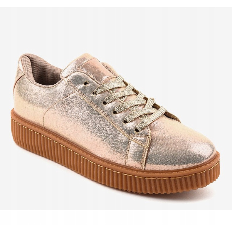 Goldene Creepers Damen Sneaker TL-66 1
